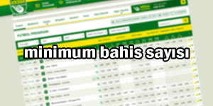 MBS Minimum Bahis Sayısı