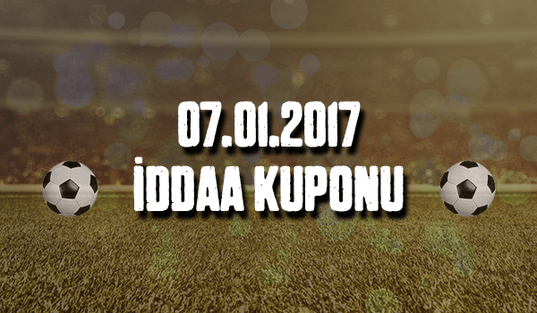 07.01.2017 iddaa kuponu
