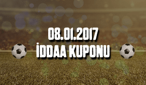 08.01.2017 iddaa Kuponu
