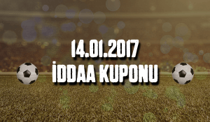 14.01.2017 iddaa kuponu
