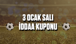 3 Ocak Salı iddaa Kuponu