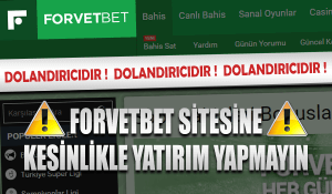 Dolandırıcı Forvetbet