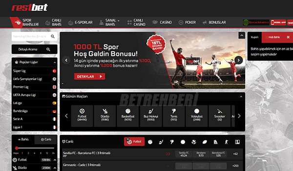 Restbet Bahis Sitesi
